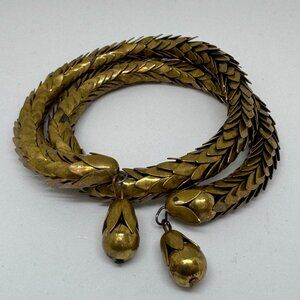 Vintage Coiled Gold colored Bracelet
